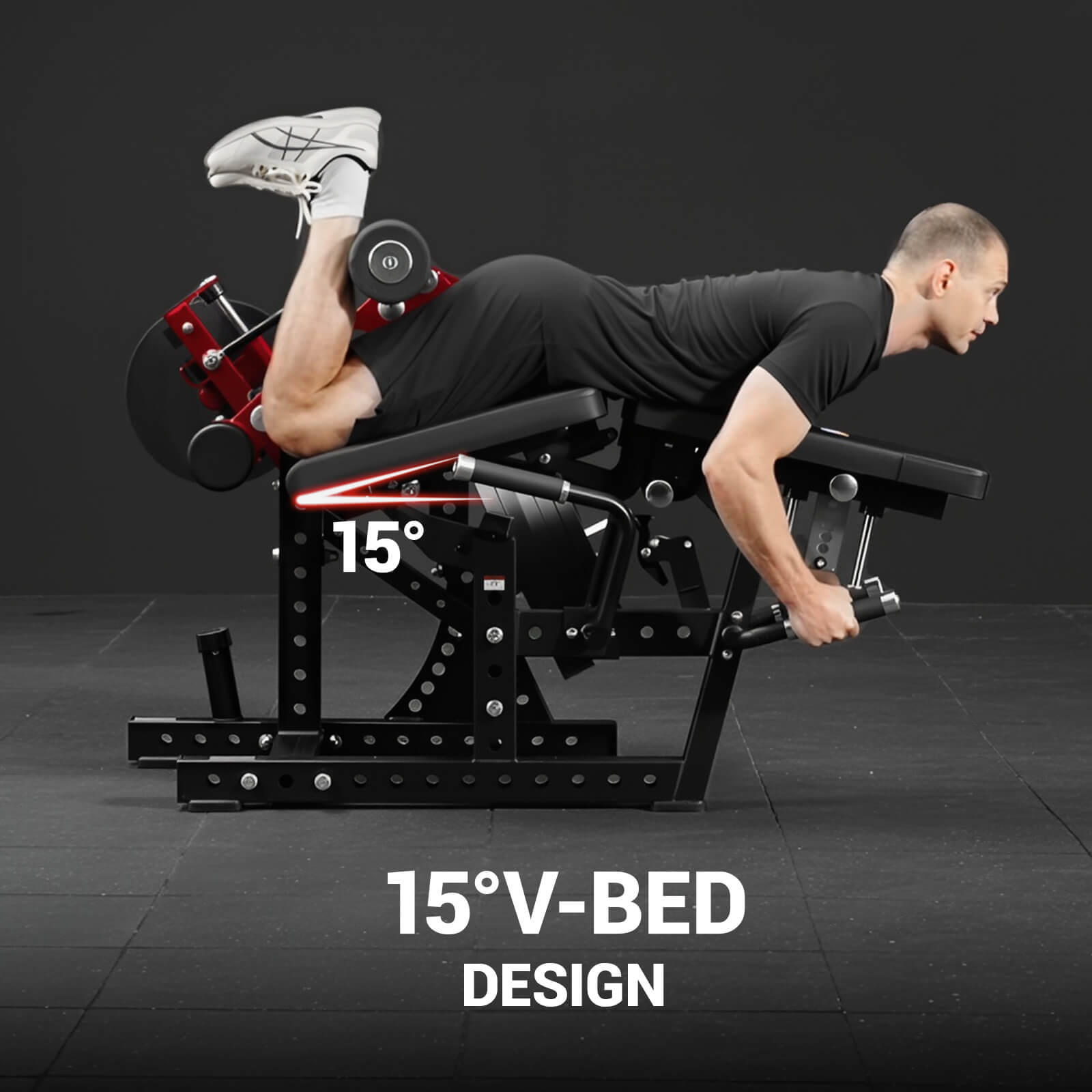Commercial Leg Extension and Prone Leg Curl Machine LE08 2.0