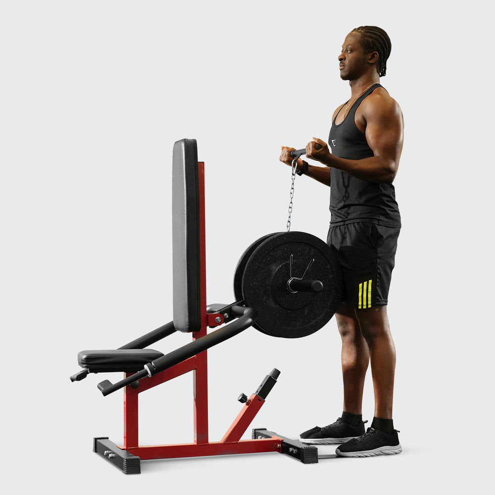 Triceps Workout Equipment SPART Seated Row Machine, Plate Loaded