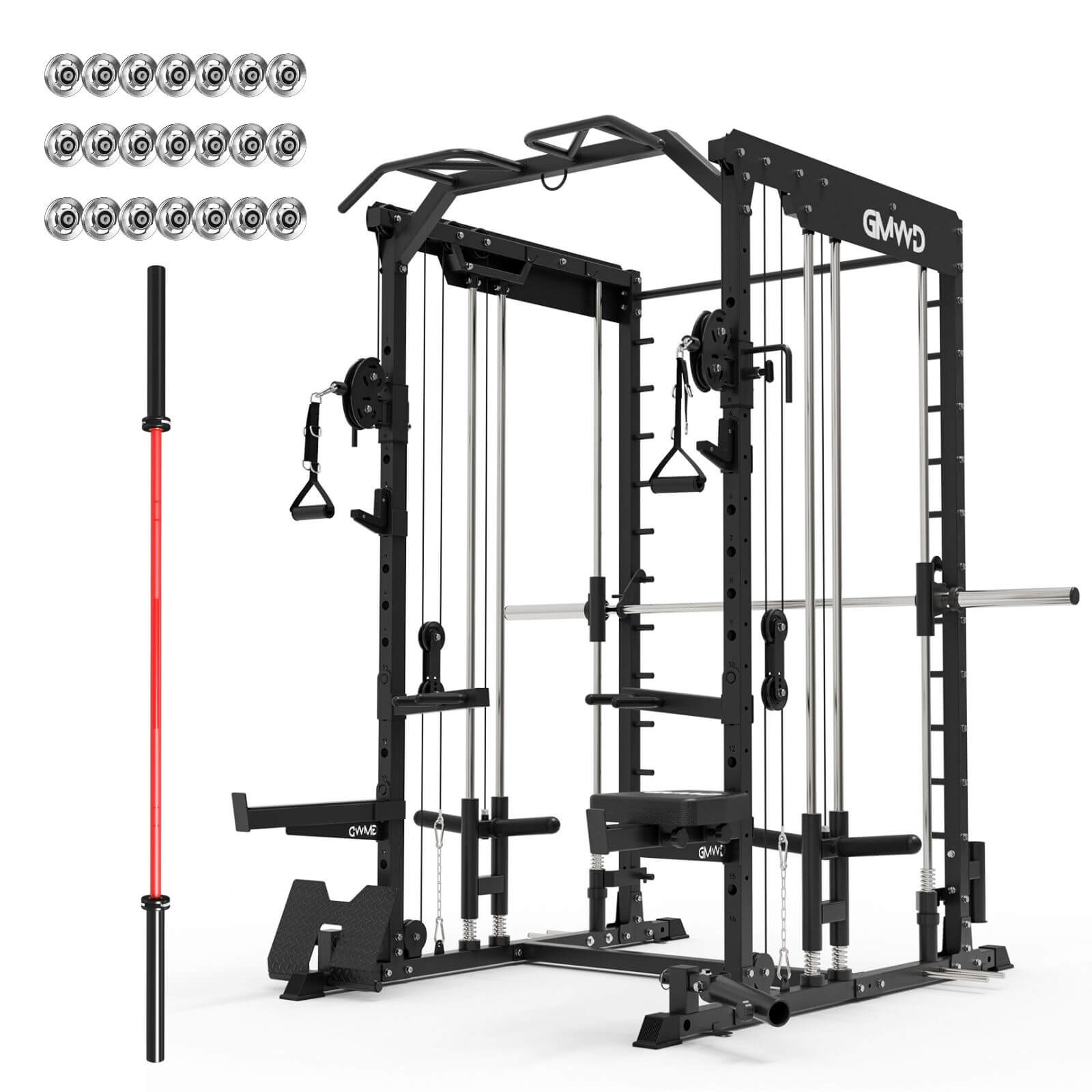 Dual Action Smith Machine with Functional Trainer SM01