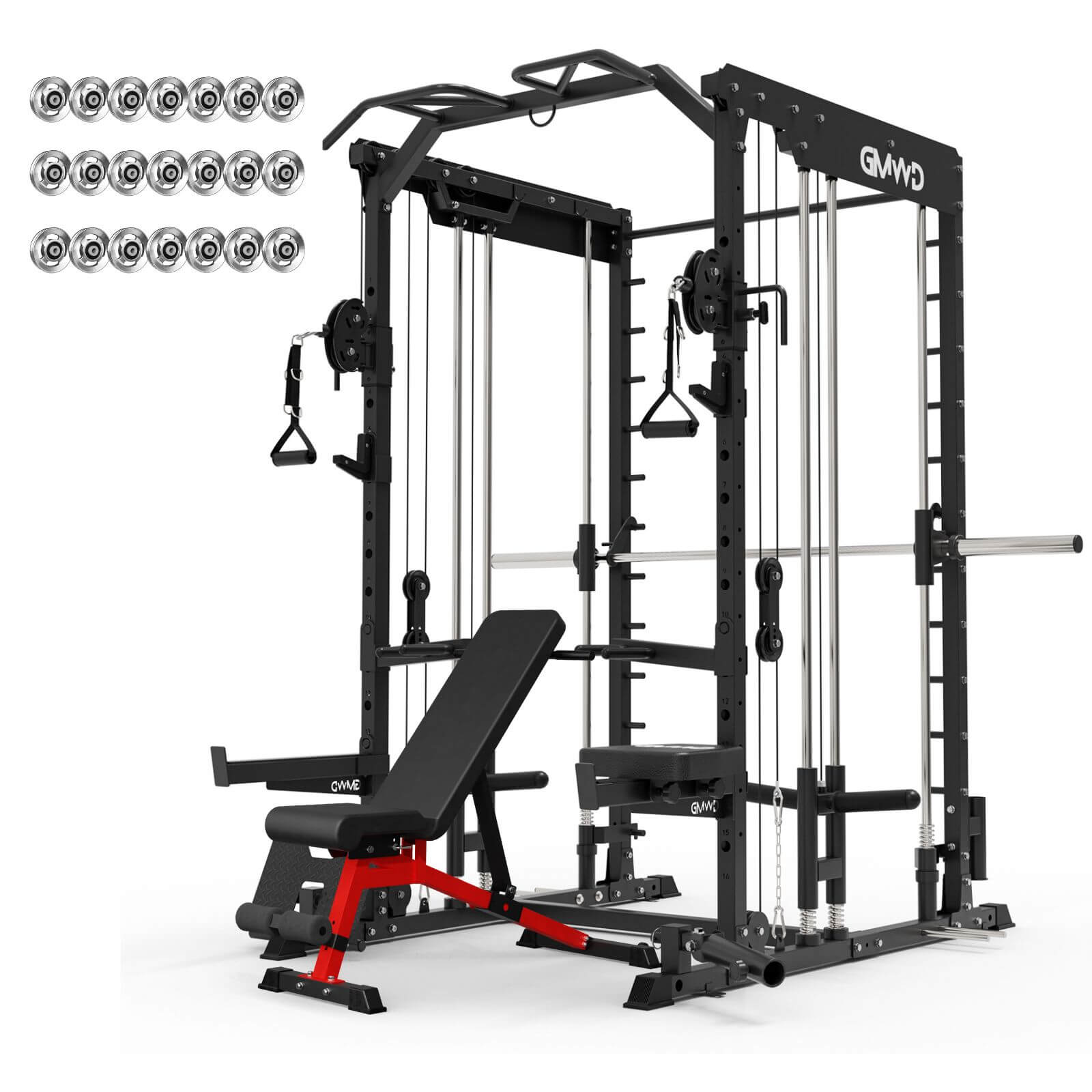 Dual Action Smith Machine with Functional Trainer SM01