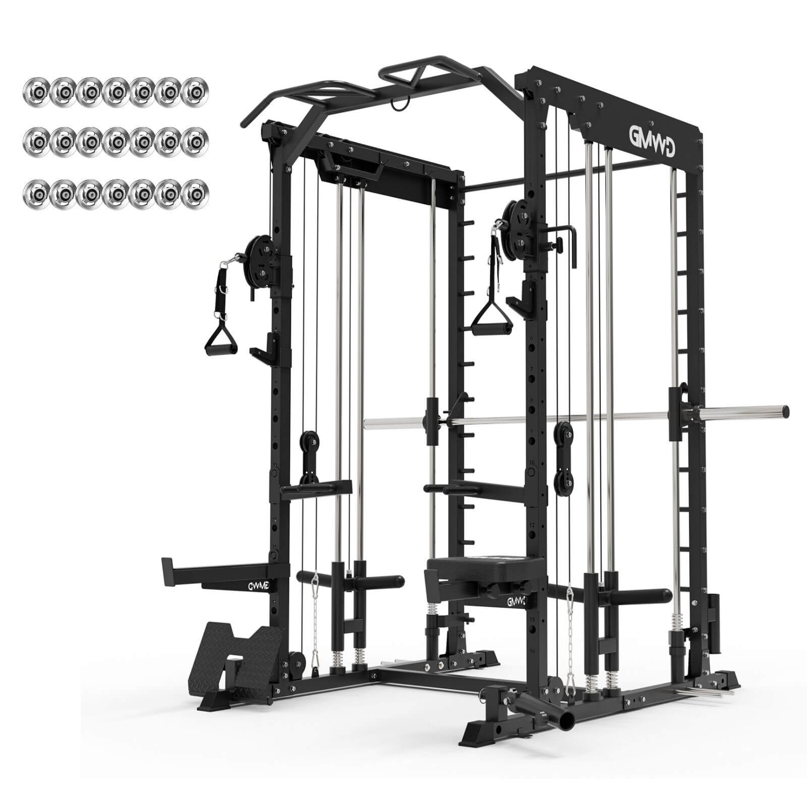 Dual Action Smith Machine with Functional Trainer SM01