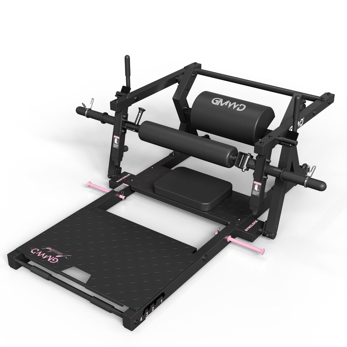 Hip Drive Machine GMWD Hip Thrust Machine 800LB Plate-Loaded Glute Drive Machine For Butt ...