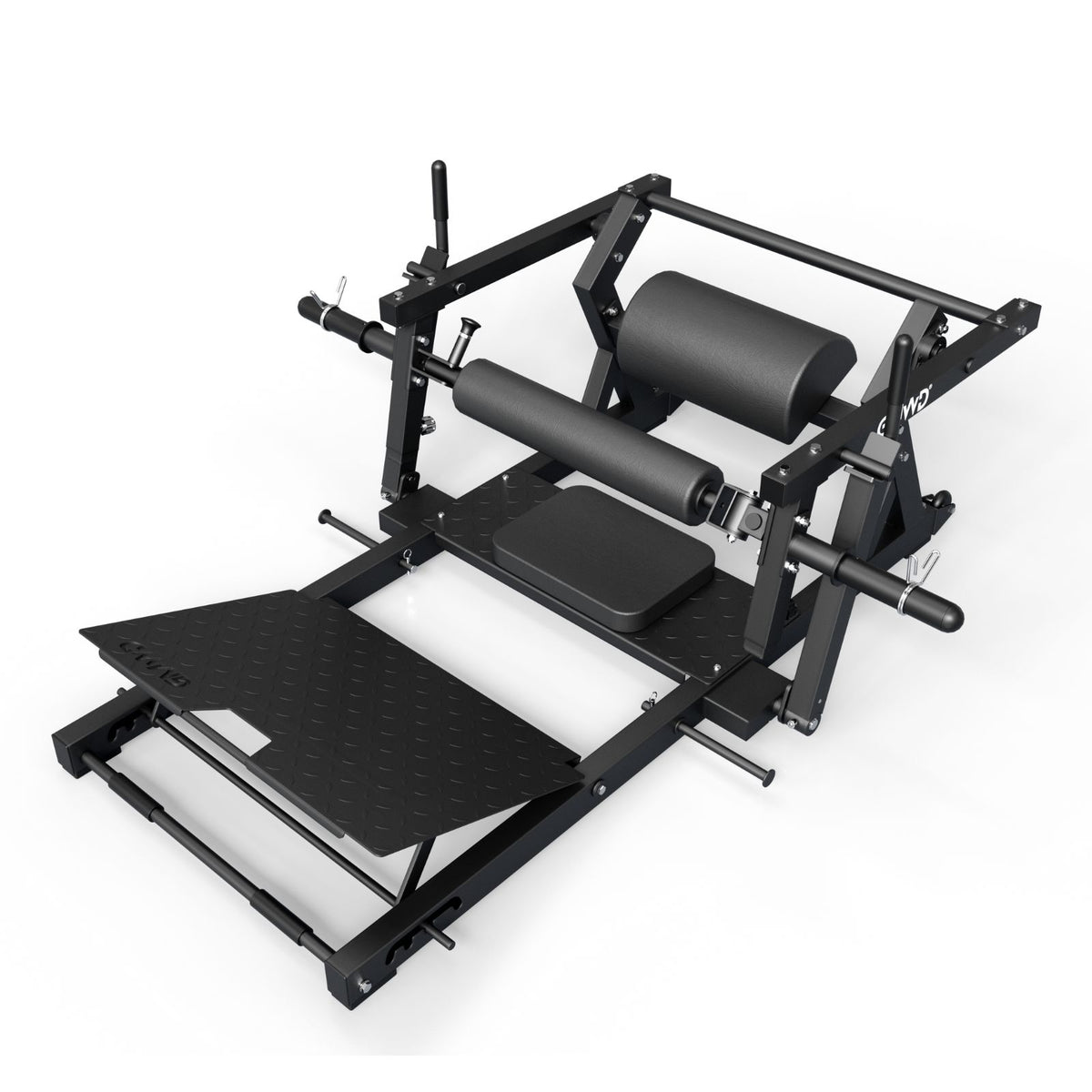 Thrust Machine Gym GMWD Hip Thrust Machine 800LB Plate-Loaded Glute Drive Machine For Butt ...