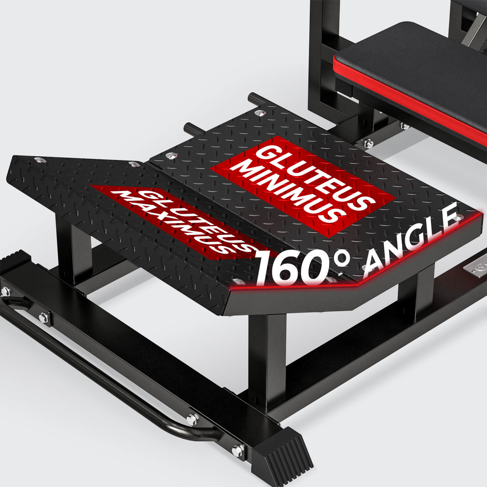 hip thrust machine rstq detail 2 angles footboard -gmwd fitness