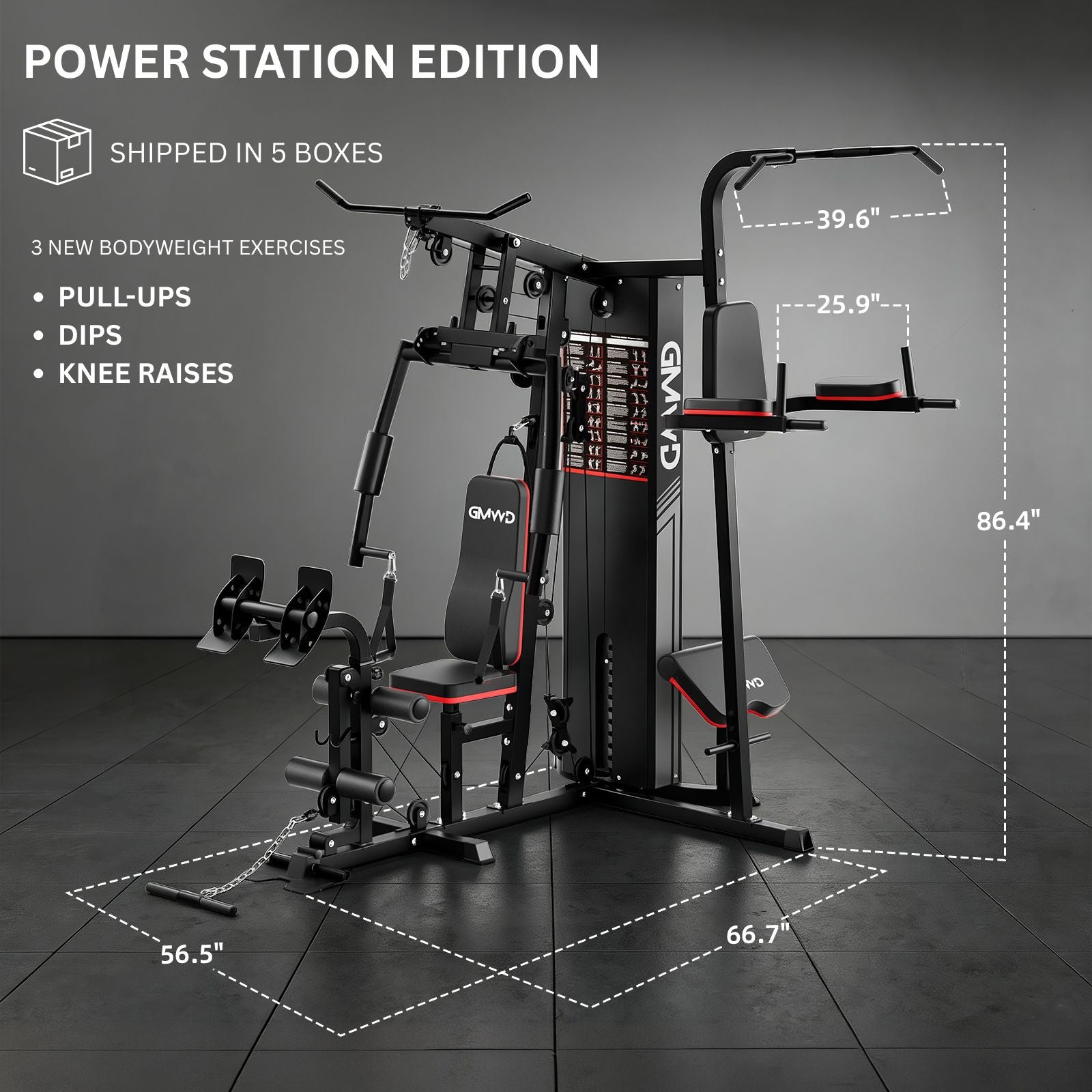 Multi Gym Station with Weight Stack HGS