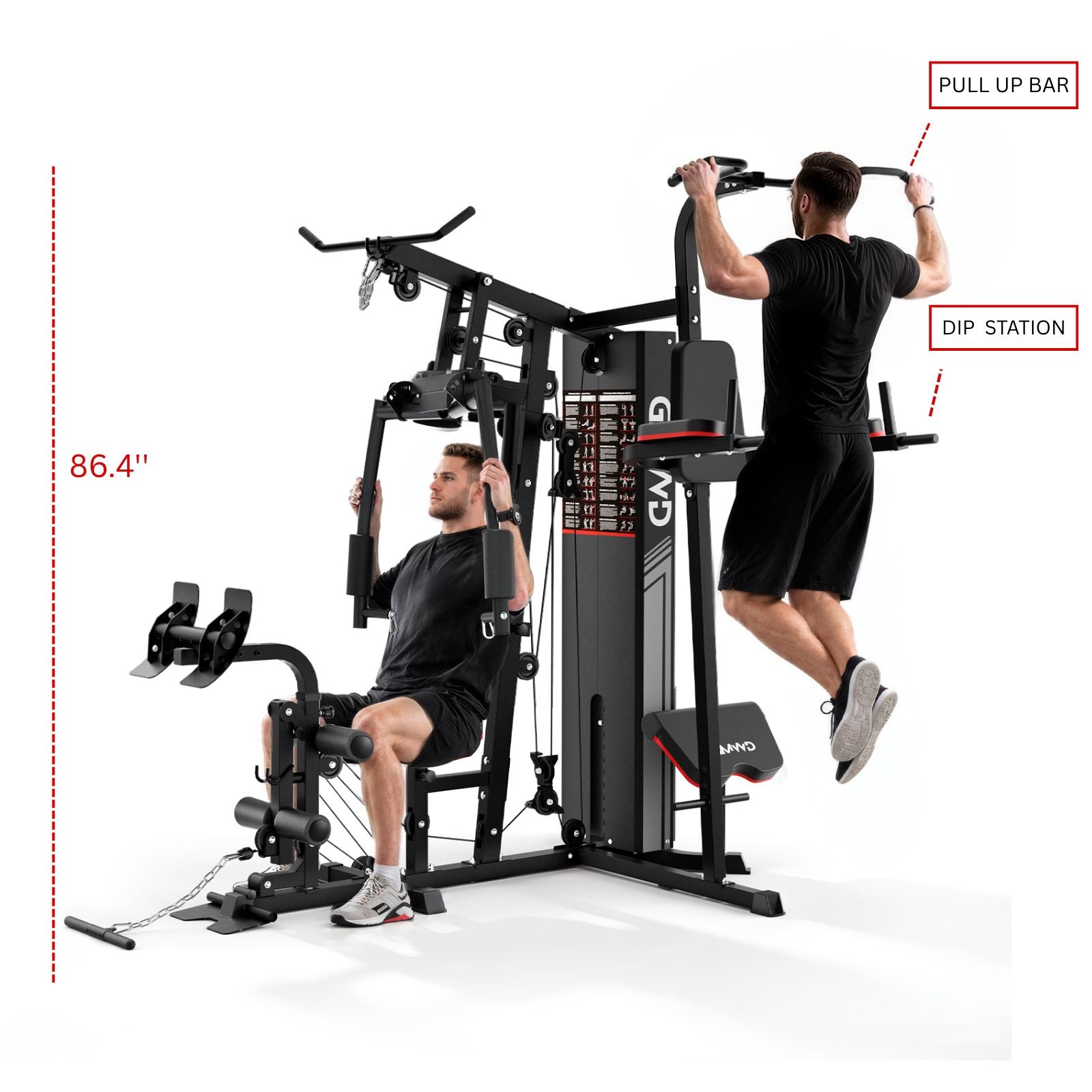 Multi Gym Station with Weight Stack HGS