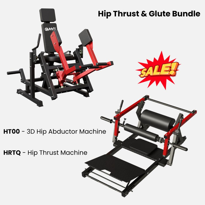 GMWD Home Hip Thrust & Glute Machine Bundle