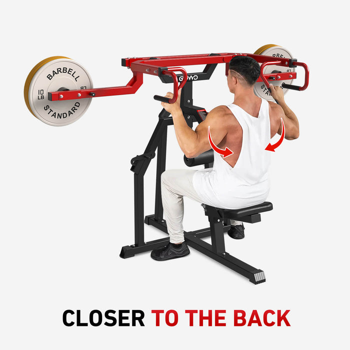 Plate-Loaded Lat Pulldown Machine LM00 for Home Gym - GMWD