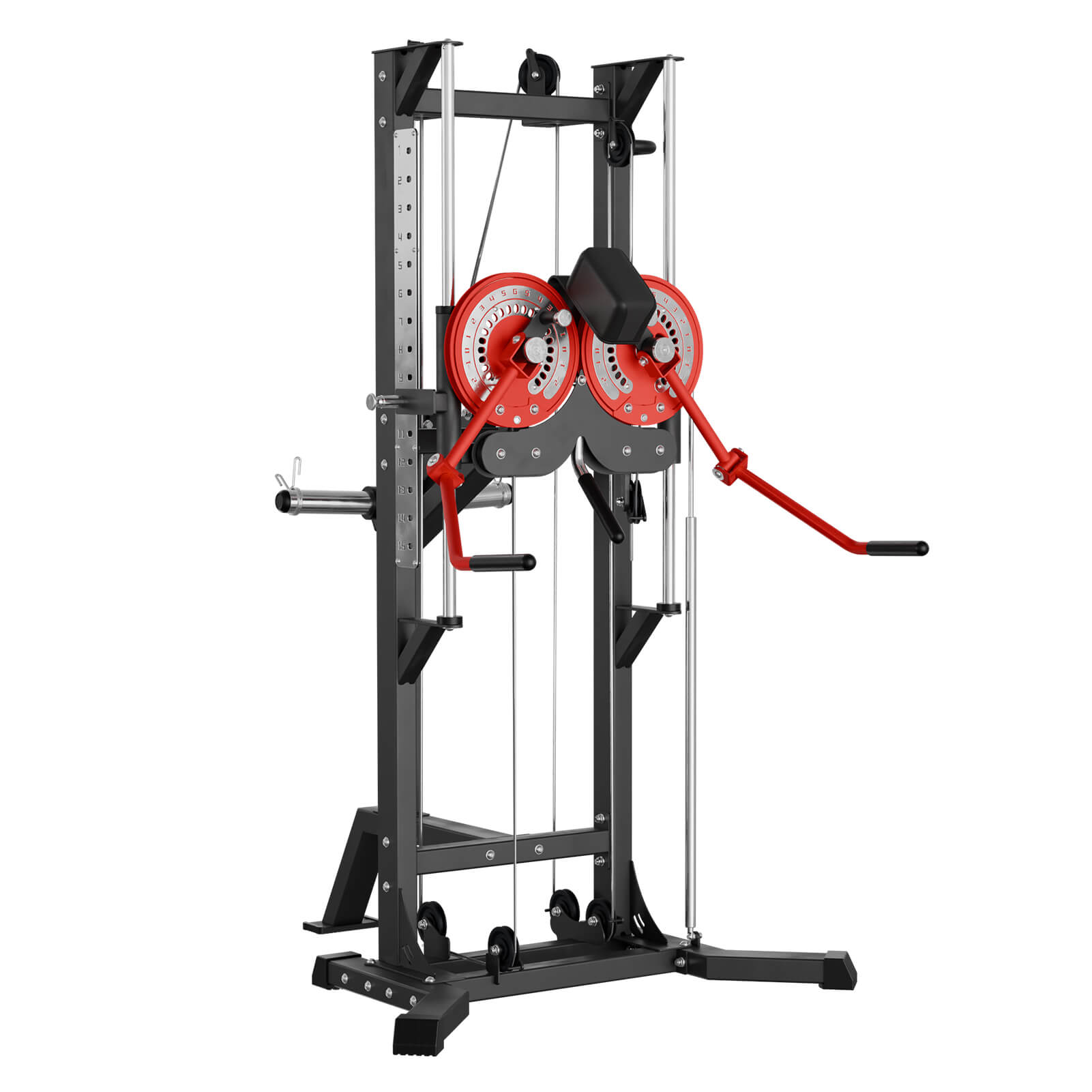 GMWD Lateral Raise Adjustable Standing Multi Flight Machine CPJ Deltoid LAT and Chest Home Gym Exercises