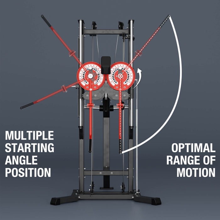 Multi Movement Machine Adjustable Multi-Function Lateral Raise Machine - GMWD