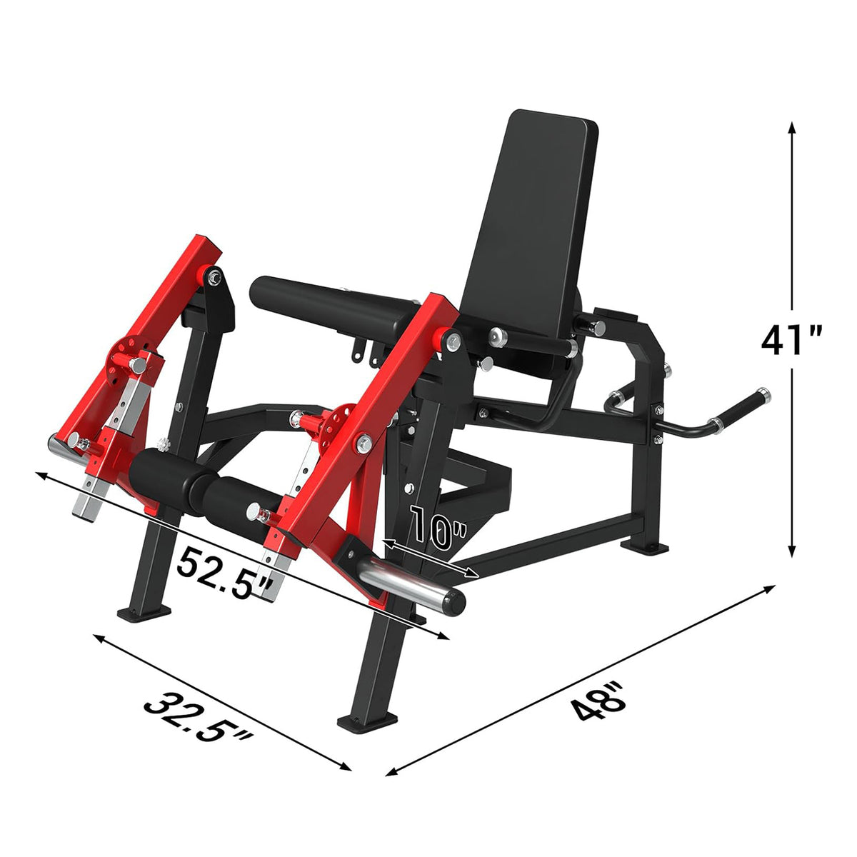 One Leg Extension Machine GMWD 4-in-1 Leg Extension and Curl Machine Seated /Lying /Single Leg ...