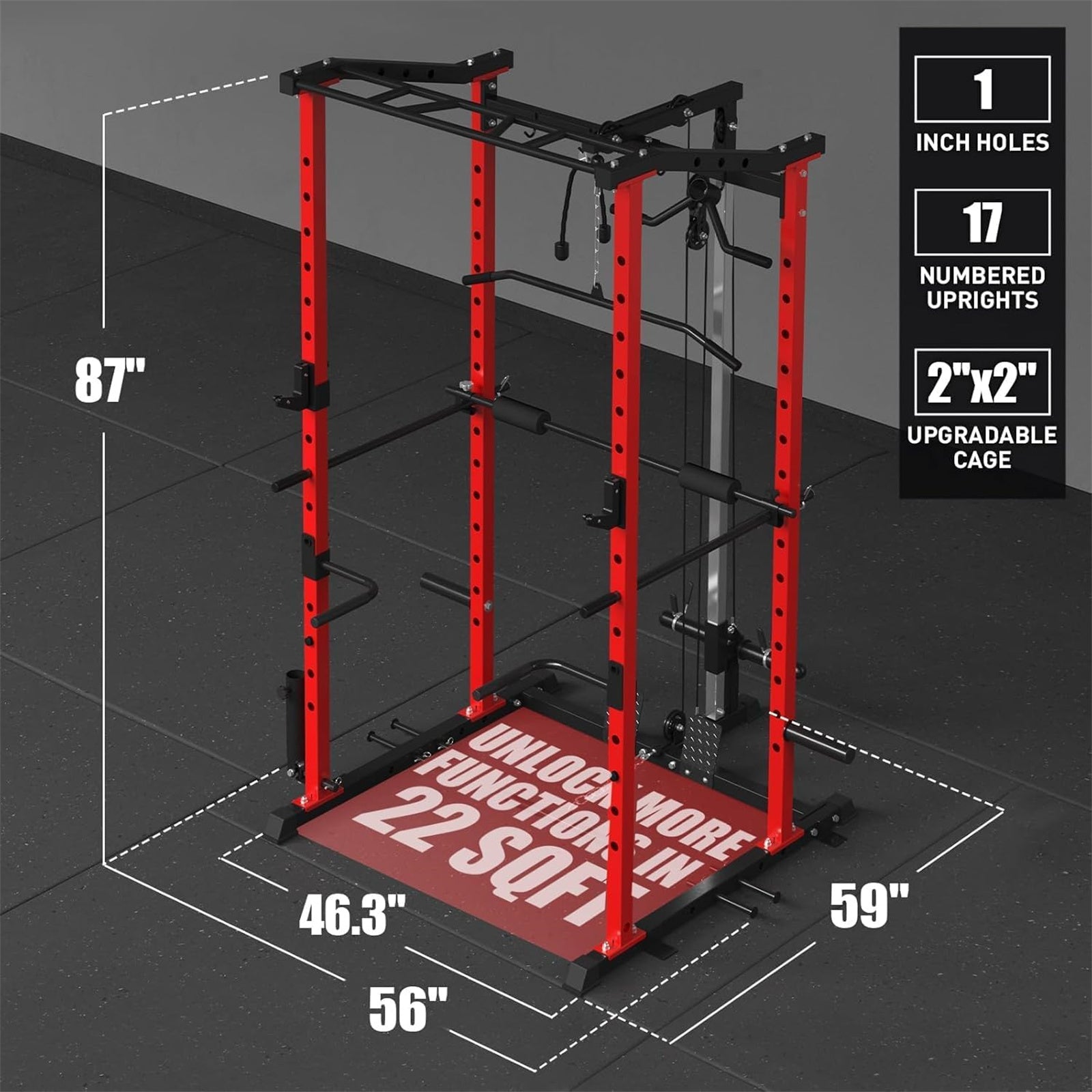 Power Cage with Lat Pulldown C3