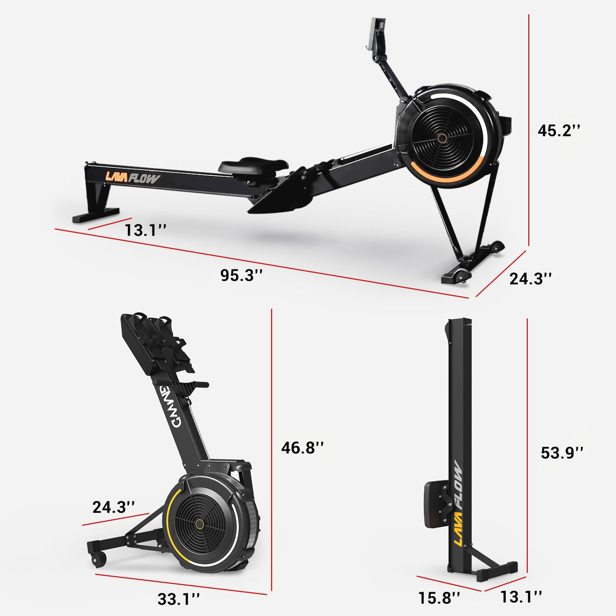 LAVA FLOW™ Rowing Machine RM02