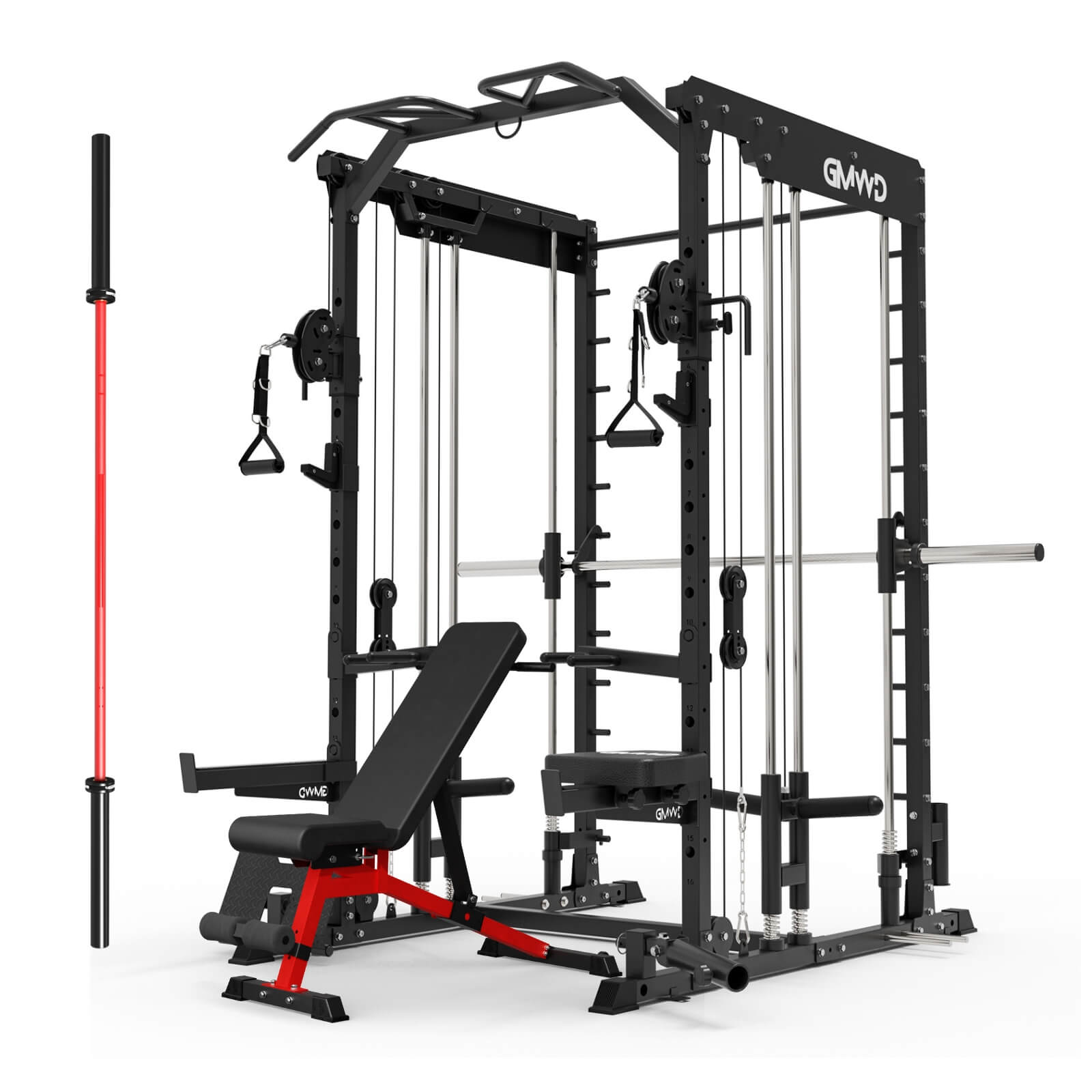 Dual Action Smith Machine with Functional Trainer SM01