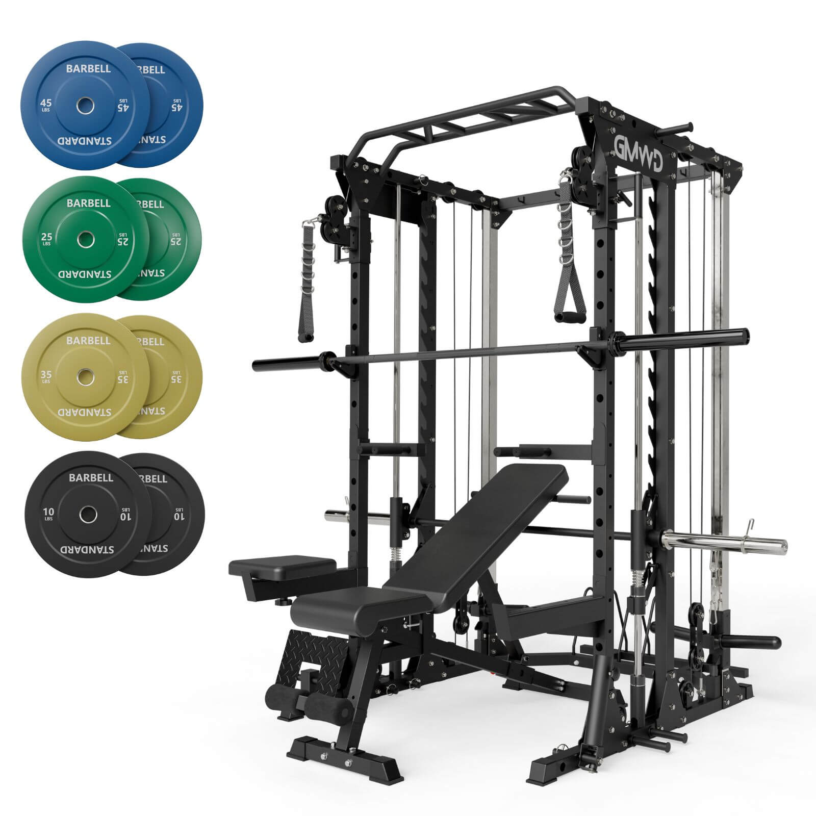 All-In-One Smith Machine with Functional Trainer SM12