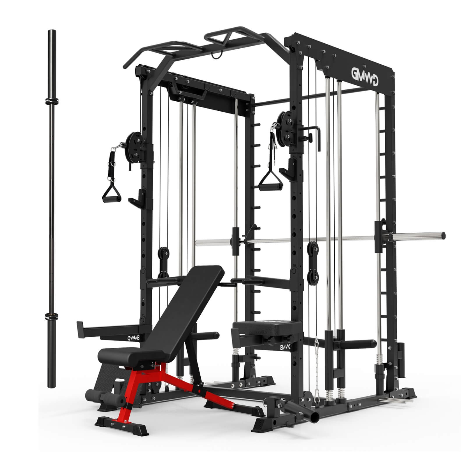 Dual Action Smith Machine with Functional Trainer SM01