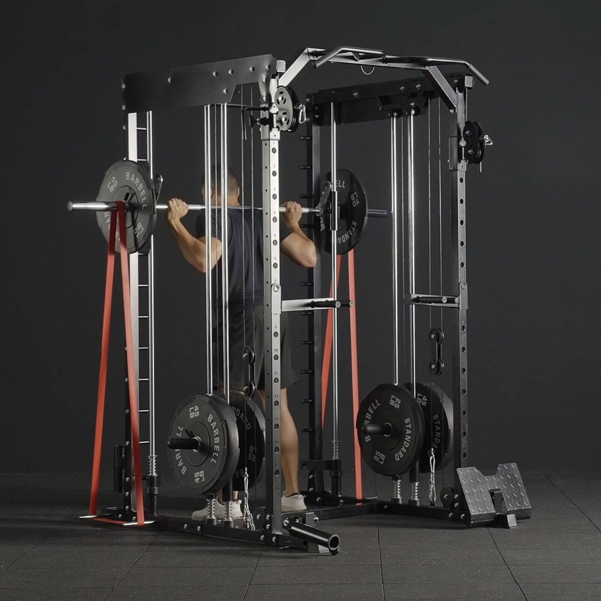 GMWD Dual Action Smith Machine with Functional Trainer with Cables