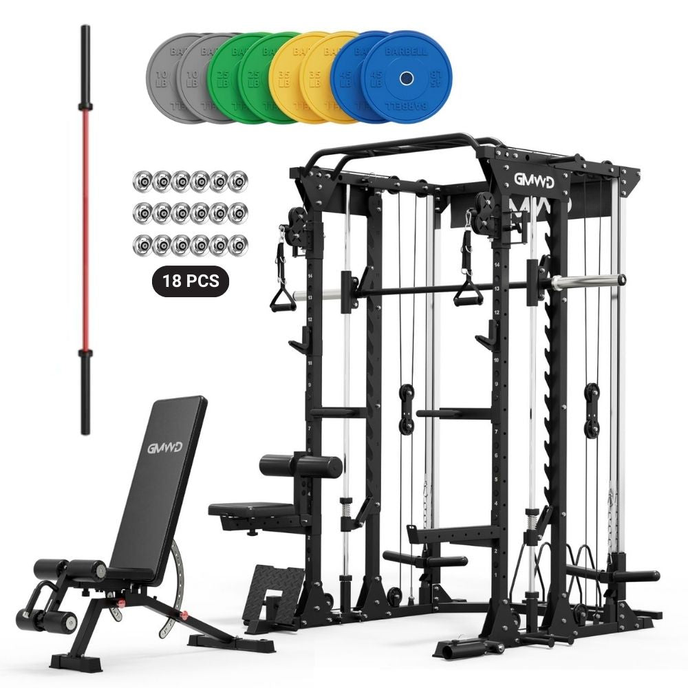All-In-One Smith Machine with Functional Trainer SM12 2.0