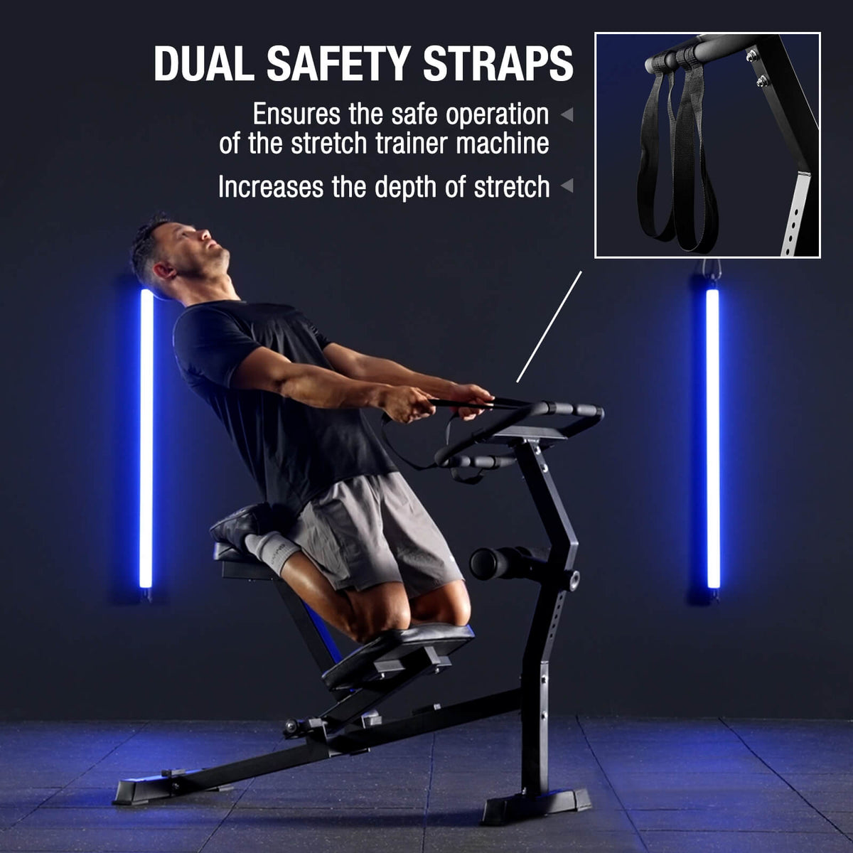 Body Stretch Machine GMWD Stretching Machine Leg Back Body Hip Stretching Split Stretcher