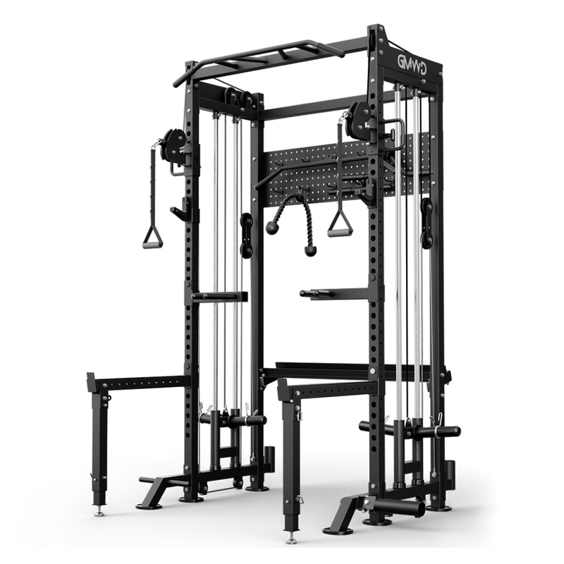 Plate Loaded Half Rack with Functional Trainer - GMWD