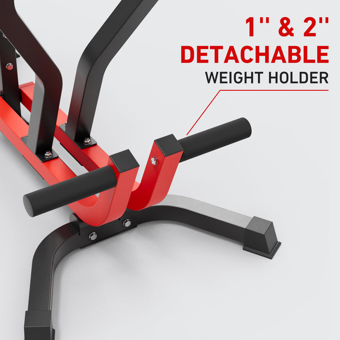 Seated Row / Back Extension Machine, 400LB Plate-Loaded - GMWD